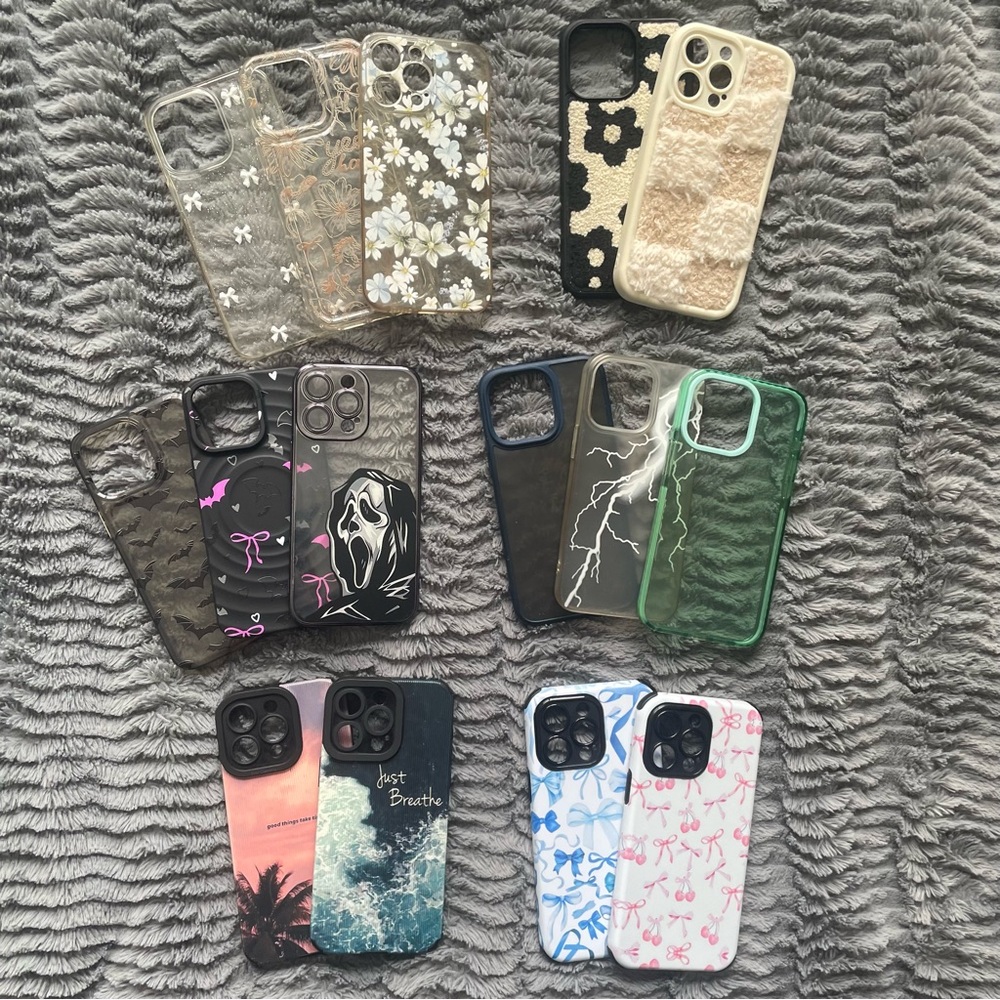 Bulk Set of iPhone 15 Pro Cases